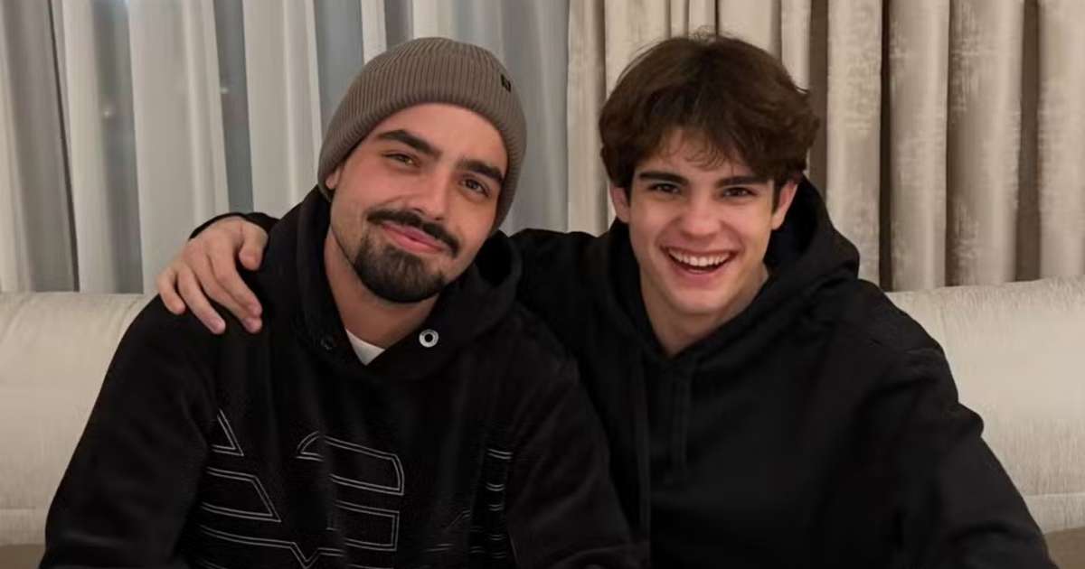 Faustão's youngest son turns 18 and brother reveals backstage nickname in rare photo