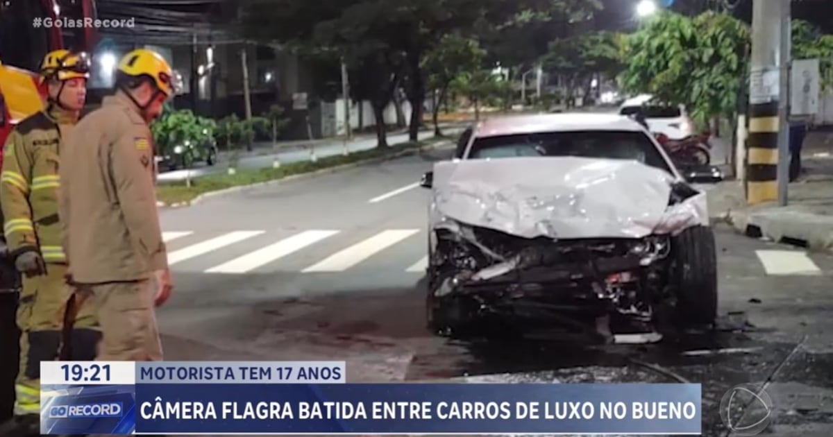 Collision between luxury cars in Setor Bueno, in Goiânia