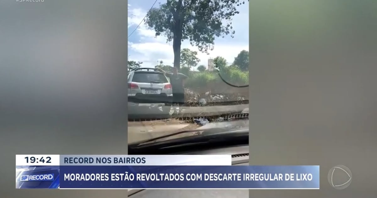 Driver Caught Dumping Trash Illegally in Franca (SP) Park